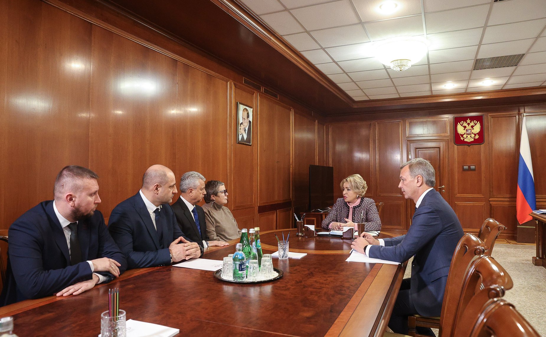 Встреча Председателя СФ Валентины Матвиенко с руководителями законодательных органов воссоединенных субъектов РФ