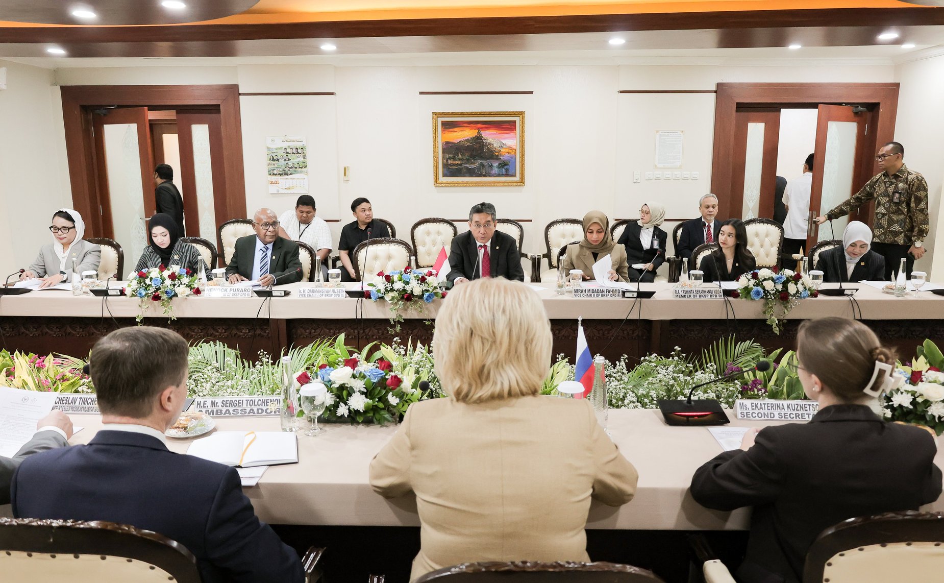 В рамках визита в Республику Индонезия делегация Совета Федерации провела ряд встреч