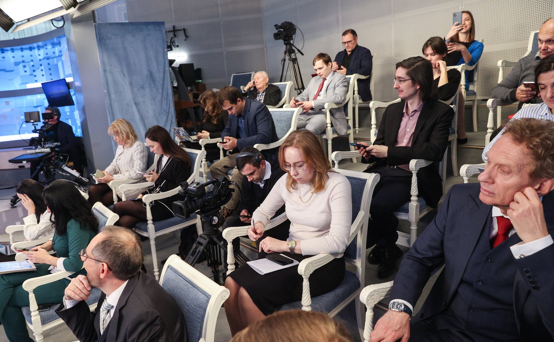 Пресс-конференция Председателя Совета Федерации Валентины Матвиенко по итогам осенней сессии 2023 года