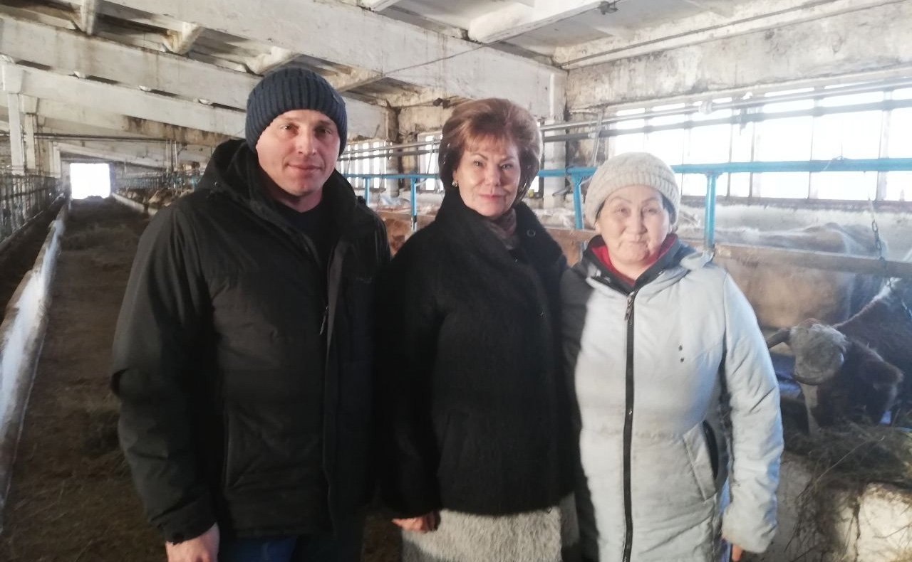 Татьяна Гигель в ходе рабочей поездки в регион побывала в КФХ «А.А. Колпашников»