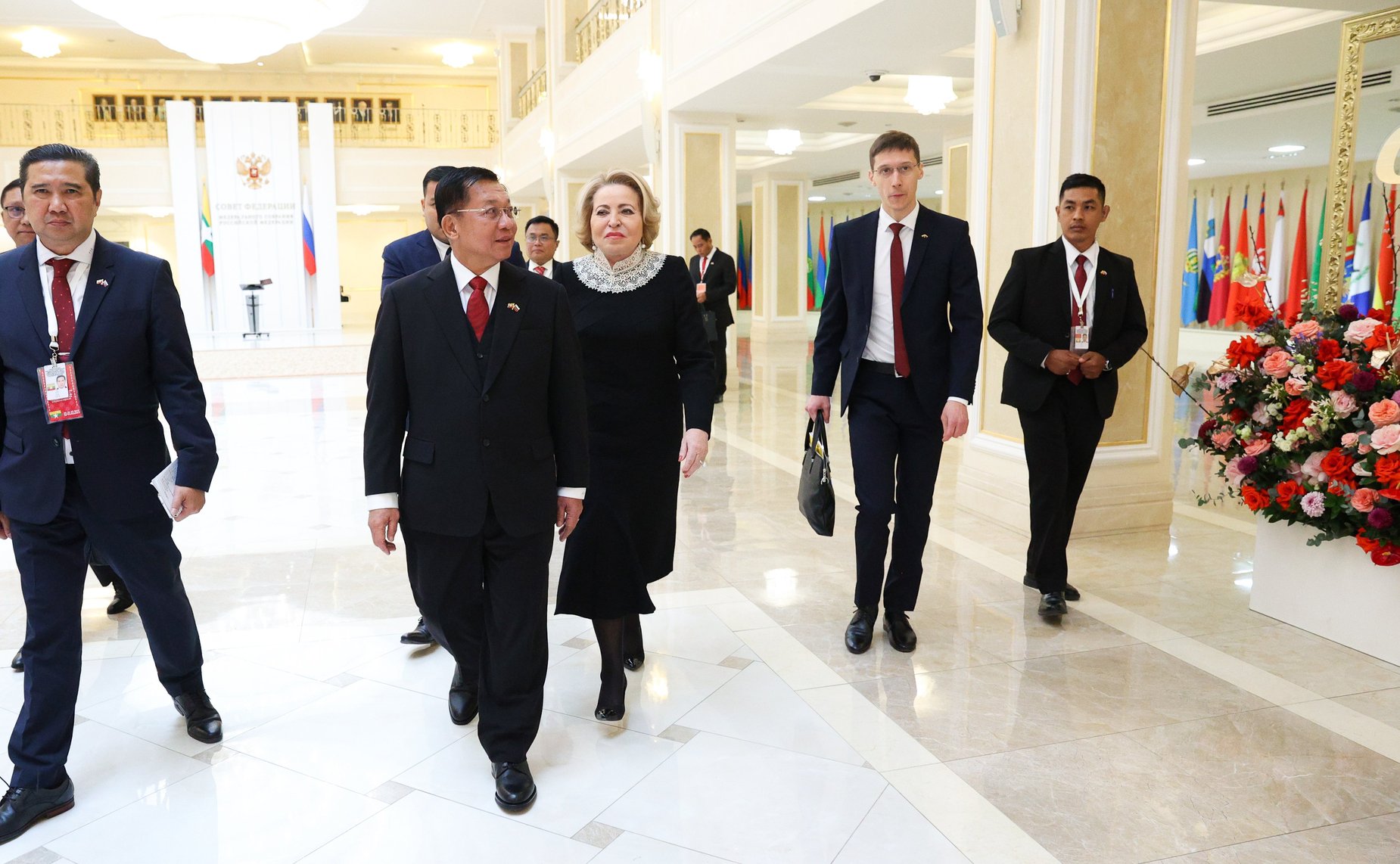 Валентина Матвиенко провела встречу с Премьер-министром Республики Союз Мьянма Мин Аун Хлайном