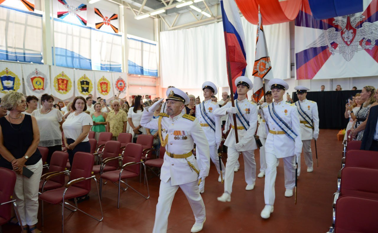 Екатерина Алтабаева поздравила первокурсников филиала Нахимовского военно-морского училища в Севастополе