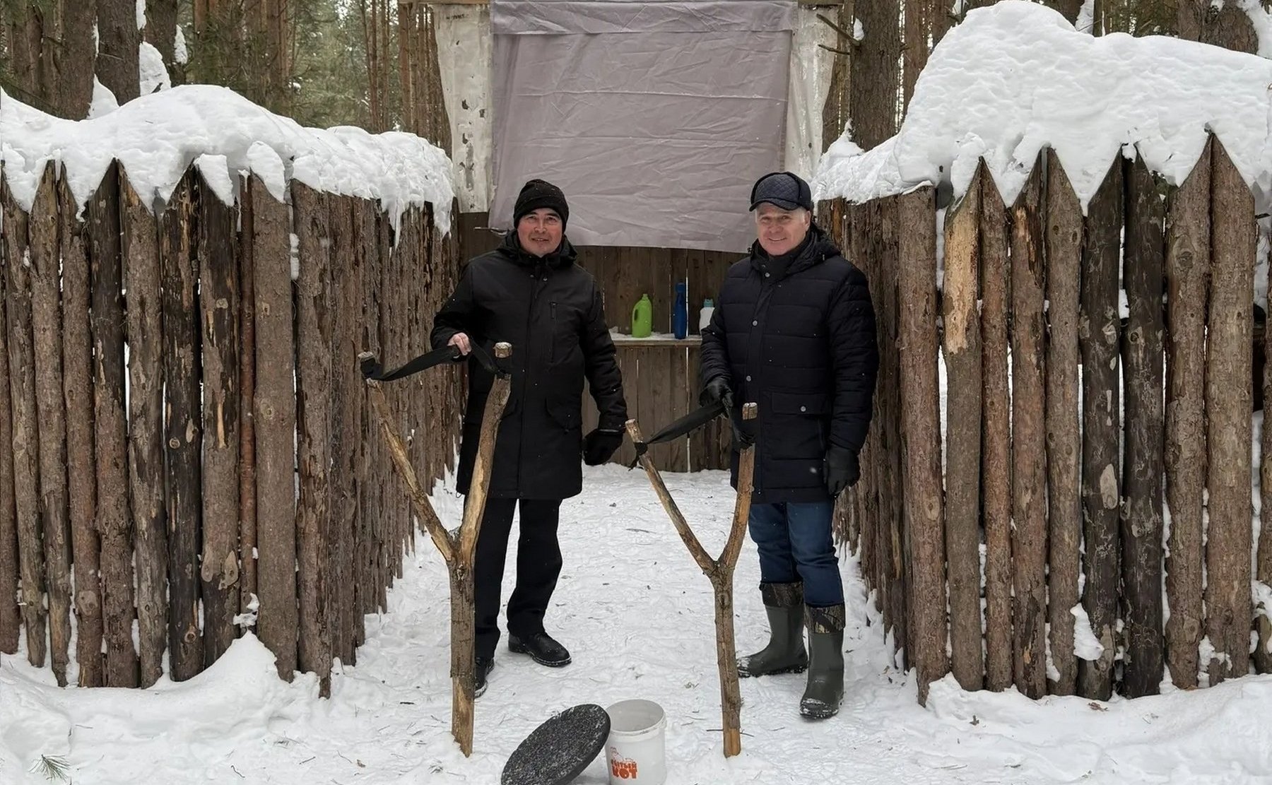 Сергей Мартынов посетил резиденцию марийского Деда Мороза