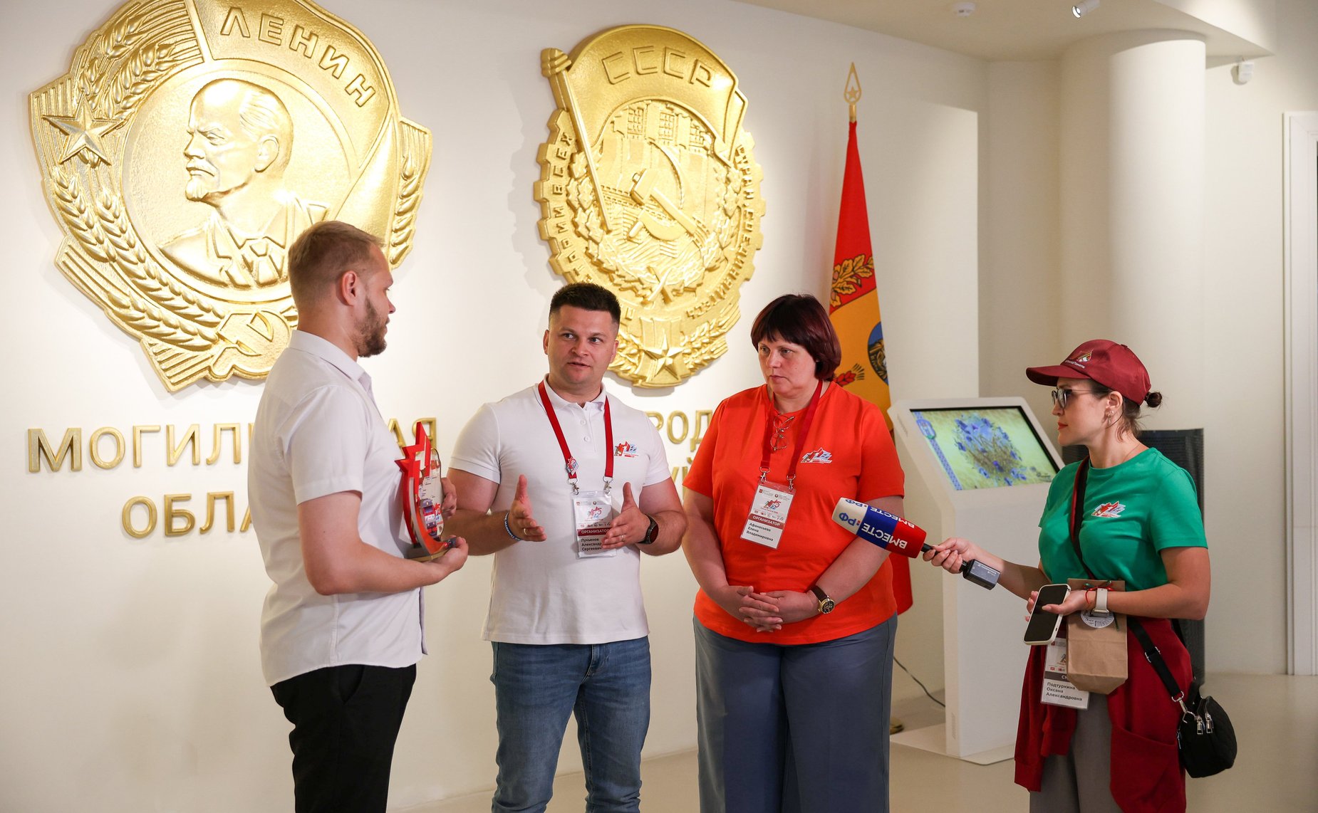 Культурно-образовательный проект «Поезд памяти». Могилев. Посещение музея Славы Могилевщины
