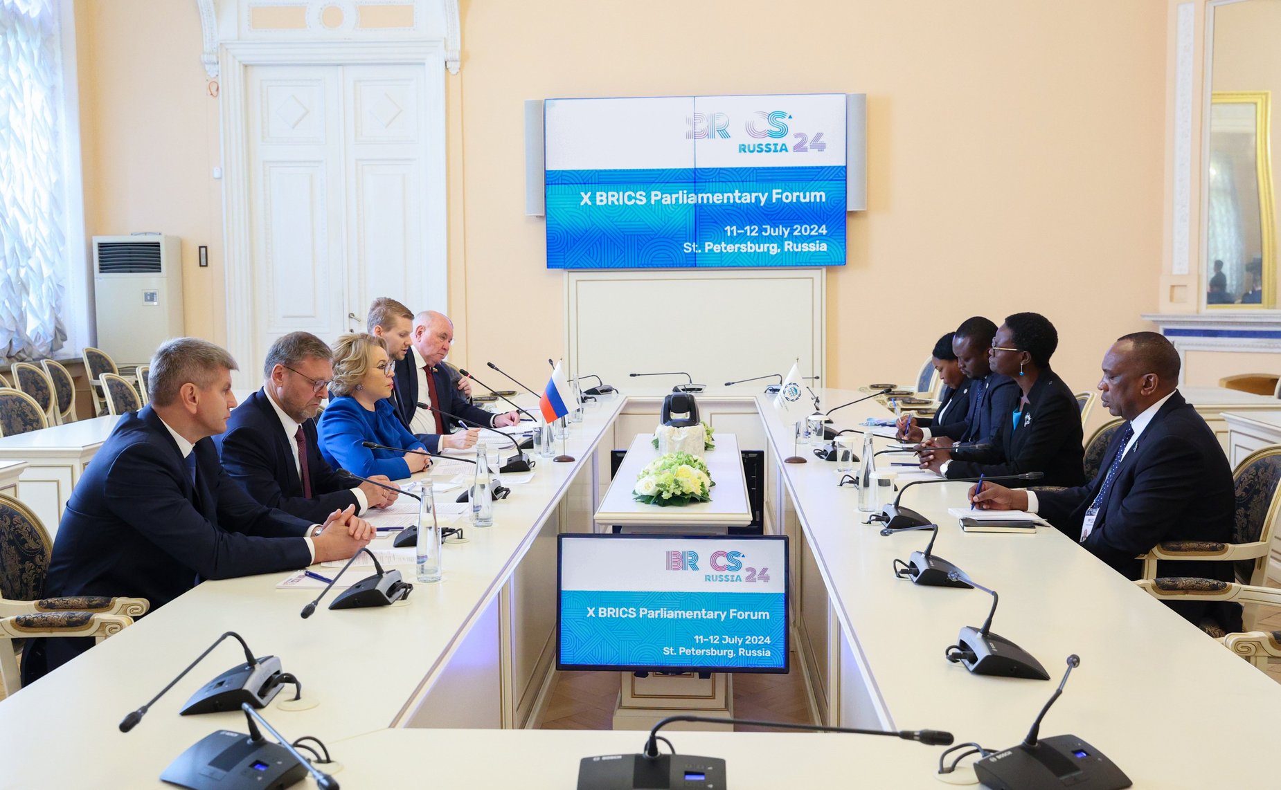 Валентина Матвиенко провела встречу с Председателем Межпарламентского союза, Председателем Национального собрания Объединенной Республики Танзании Тулией Эксон