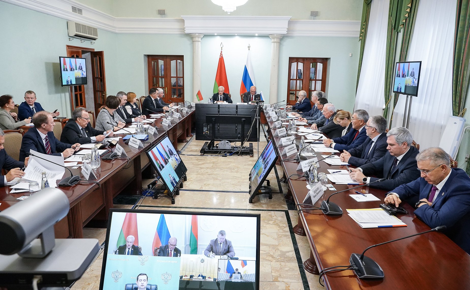 Совместное заседание Комитета СФ по международным делам и Постоянной комиссии Совета Республики Национального собрания Республики Беларусь по международным делам и национальной безопасности