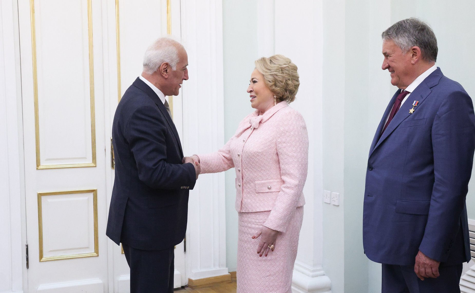 Встреча Председателя Совета Федерации Валентины Матвиенко и Президента Республики Армения Ваагна Хачатуряна