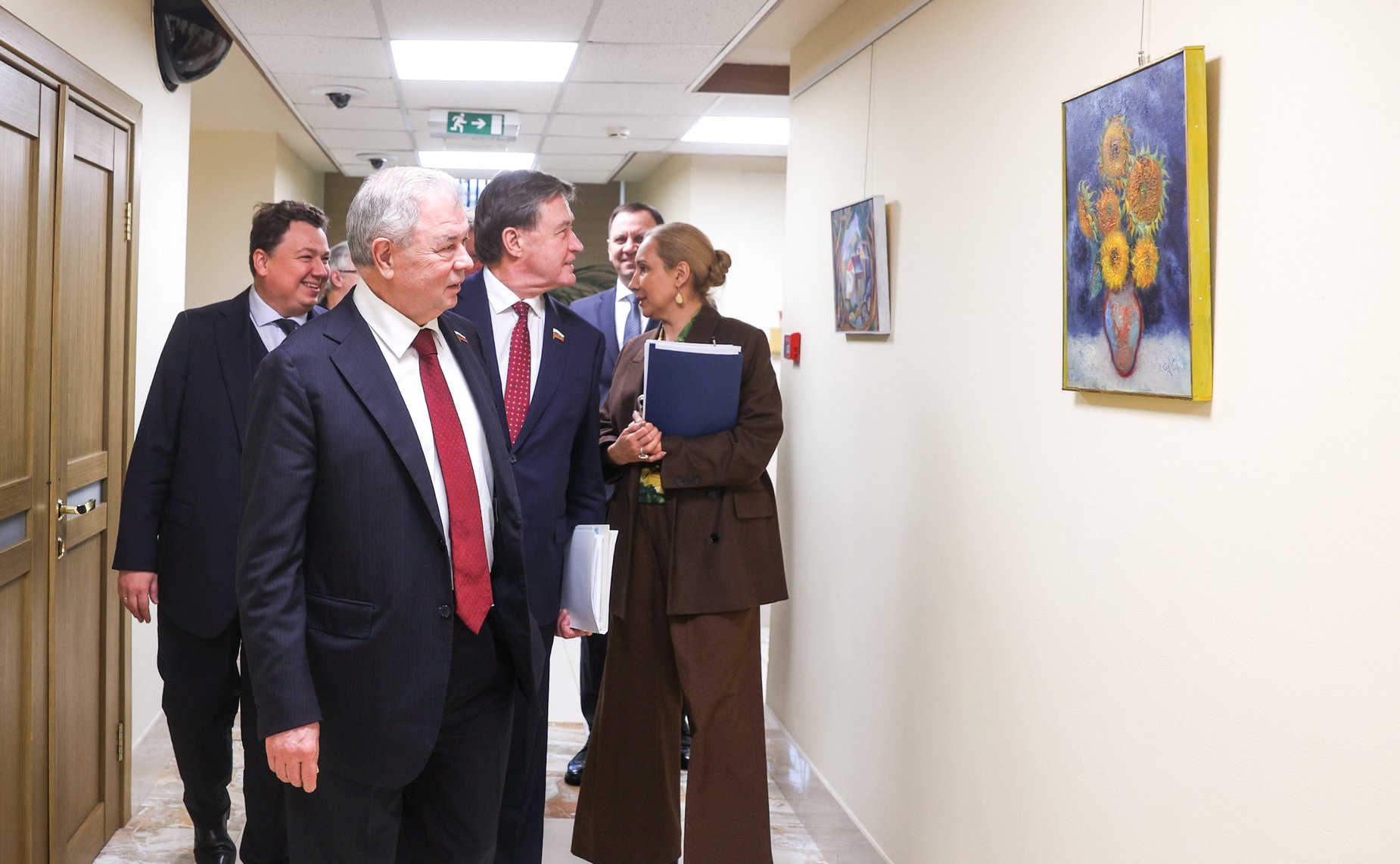 Открытие выставки работ члена Творческого союза художников России И. Авраменко