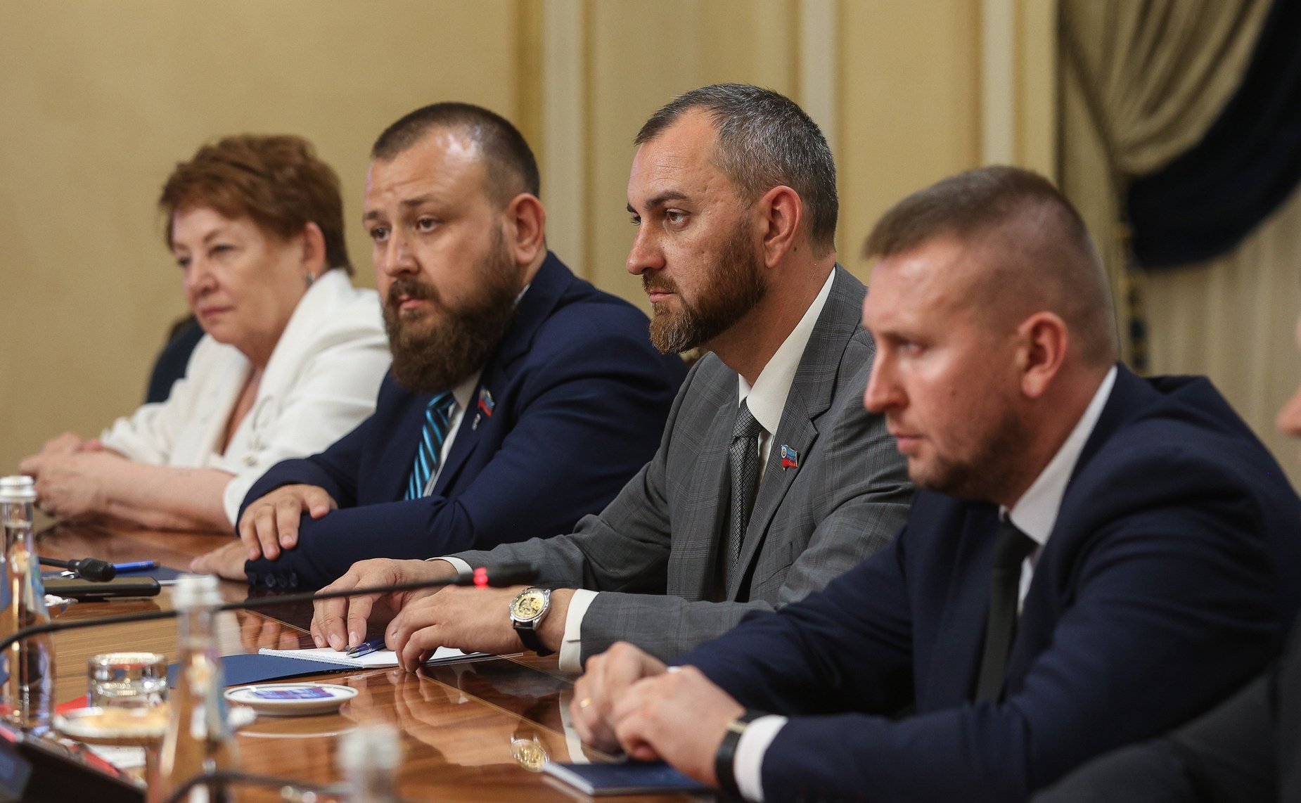 Встреча заместителя Председателя СФ Константина Косачева с Председателем Народного Совета Луганской Народной Республики