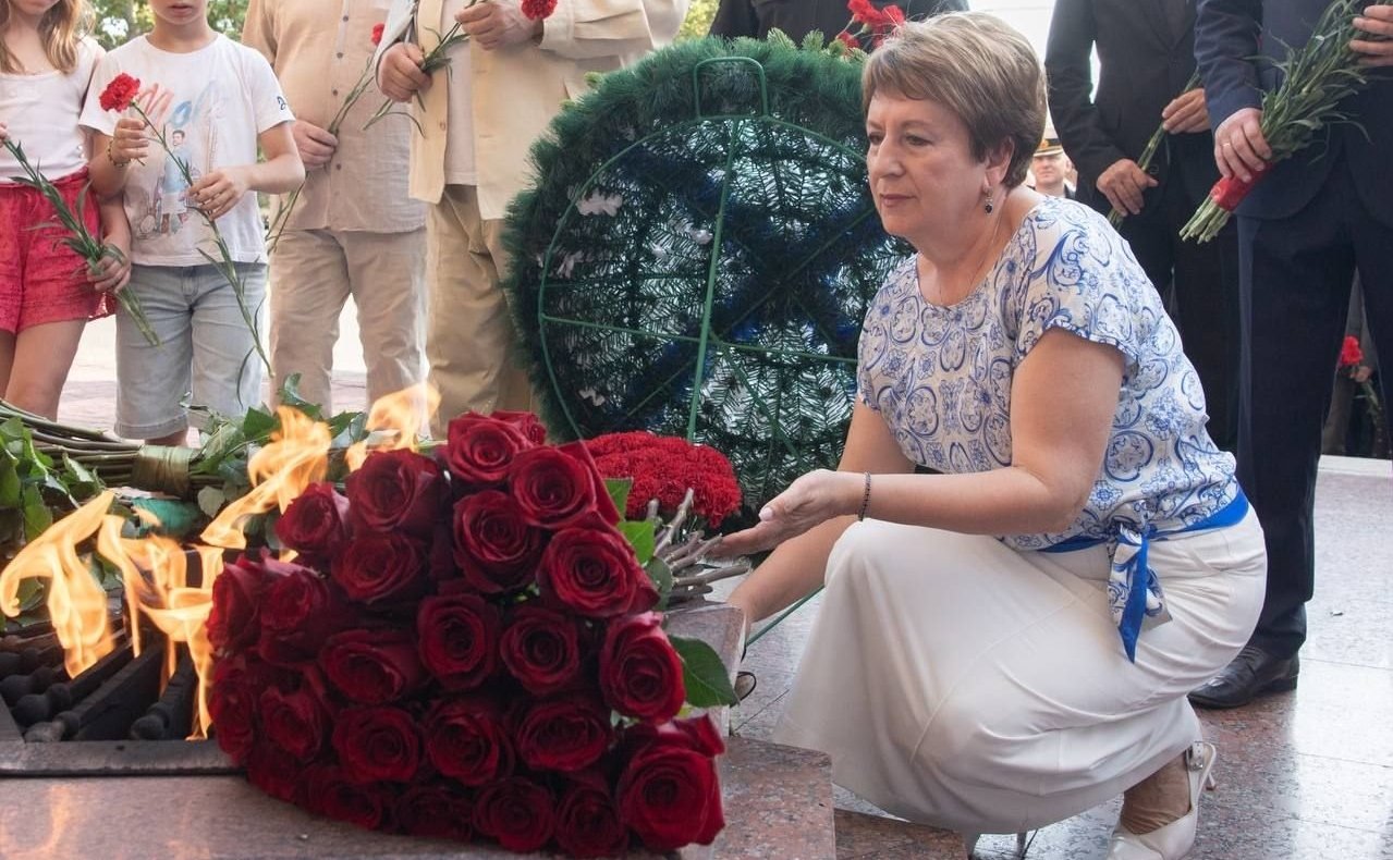 Екатерина Алтабаева приняла участие в торжествах, приуроченных ко Дню Военно-Морского флота