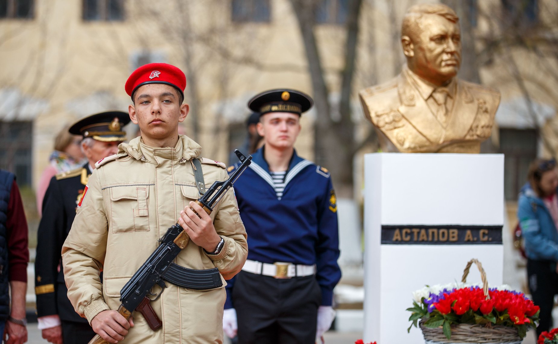 Екатерина Алтабаева приняла участие в торжествах по случаю 85-летия Черноморского высшего военно-морского ордена Красной звезды училища им. П. С. Нахимова