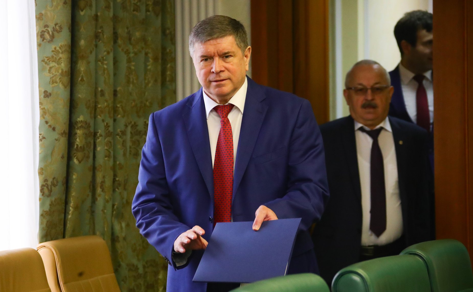 Встреча Константина Косачева с чрезвычайным и полномочным послом Республики Молдова в РФ