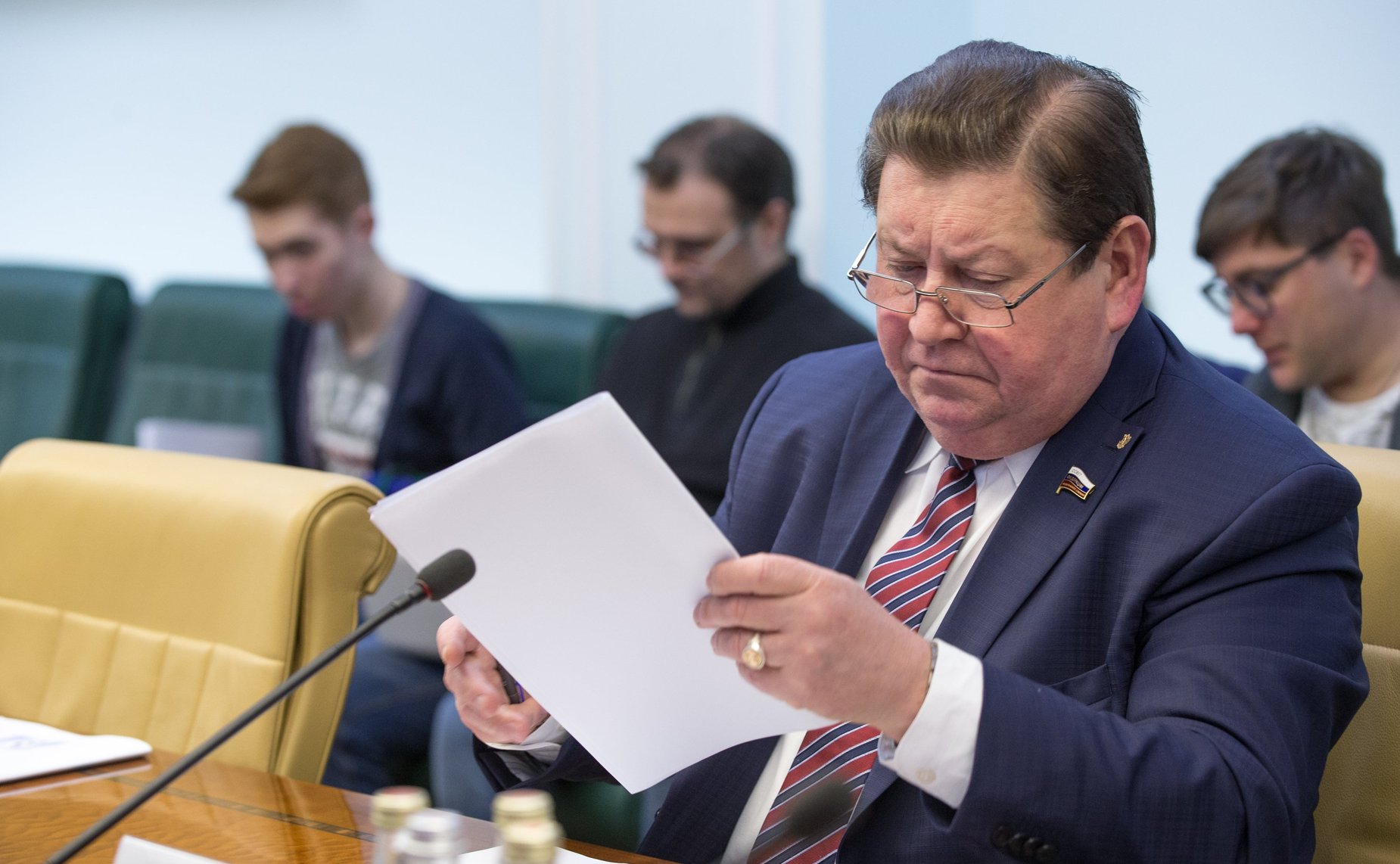 В. Литюшкин Заседание Временной комиссии СФ по вопросам подготовки и проведения в 2018 г. в РФ чемпионата мира по футболу