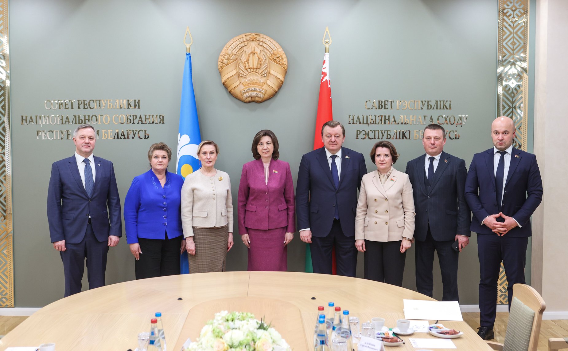 Встреча заместителя Председателя Совета Федерации Инны Святенко с Председателем Совета Республики Национального собрания Беларуси Натальей Кочановой