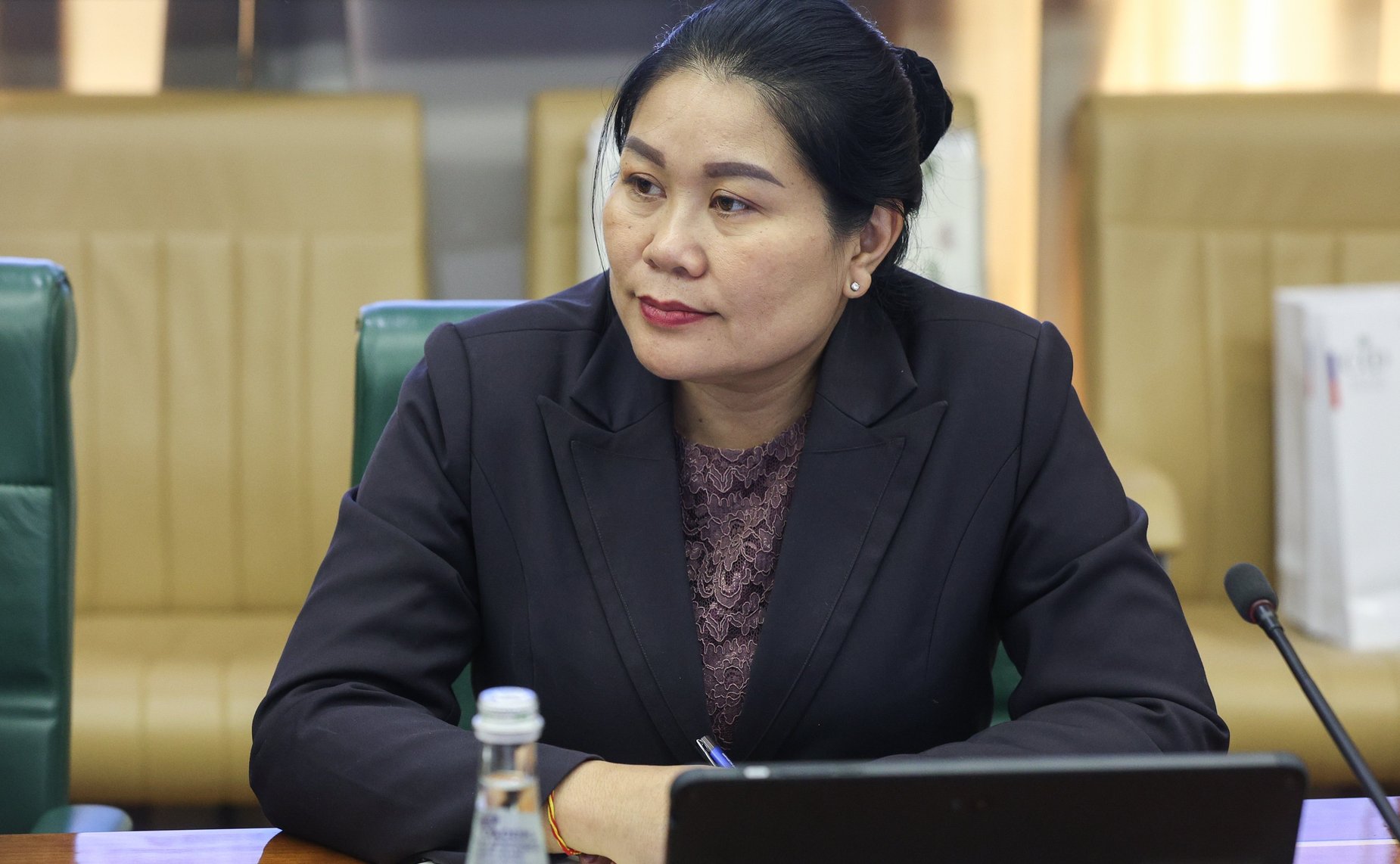 Константин Косачев провел встречу с заместителем Председателя Национального собрания Лаосской Народно-Демократической Республики Сувоном Лыангбунми