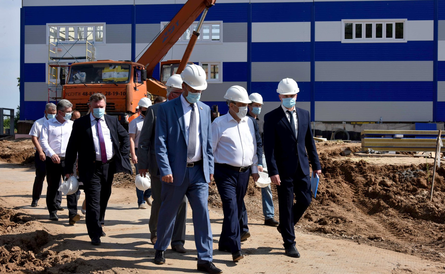 Константин Косачев и Александр Евстифеев осмотрели инфраструктурные объекты в г. Козьмодемьянске