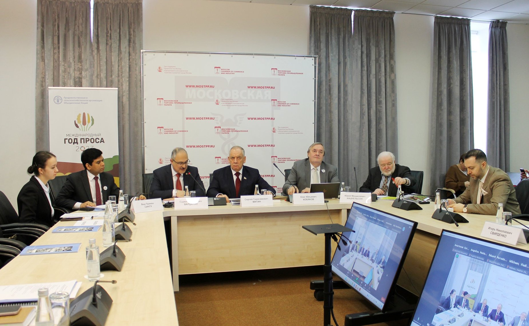 Сергей Митин принял участие в пресс-конференции организационного комитета проведения Международного Года проса