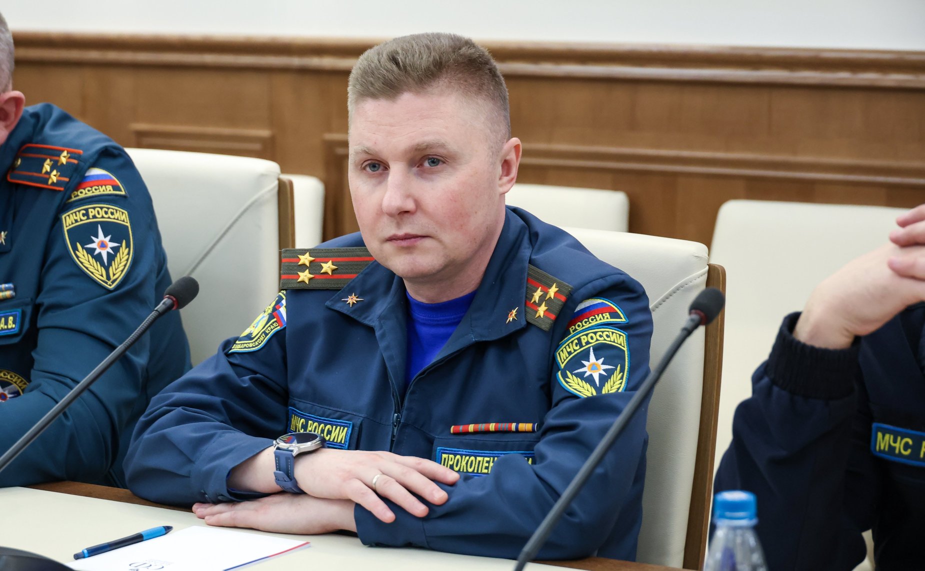 Встреча члена Комитета Совета Федерации по международным делам Алексея Кондратьева со слушателями Академии ГПС МЧС России