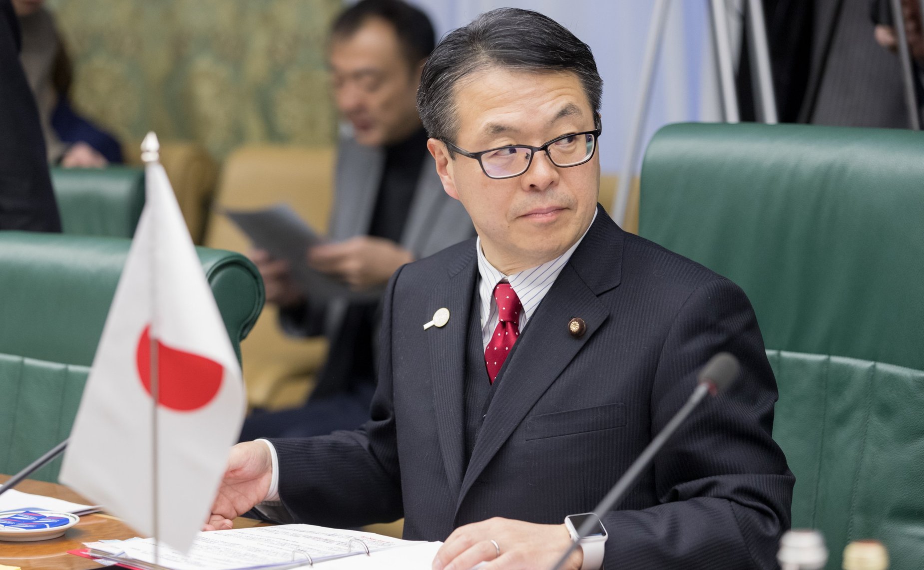 Председатель «Дискуссионного клуба» Палаты советников Парламента Японии Хиросигэ Сэко