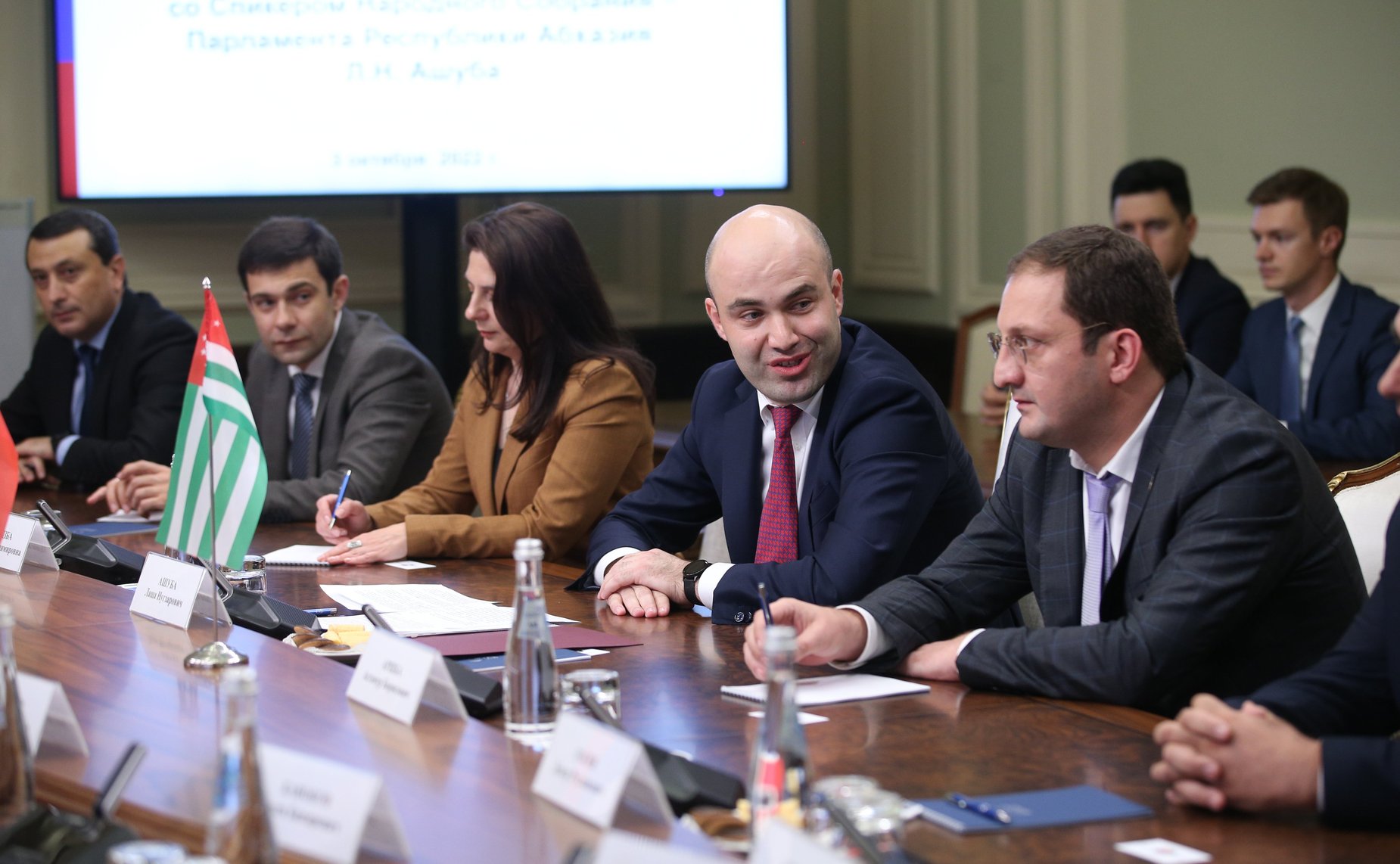 Встреча заместителя Председателя СФ Константина Косачева со Спикером Народного Собрания – Парламента Республики Абхазия