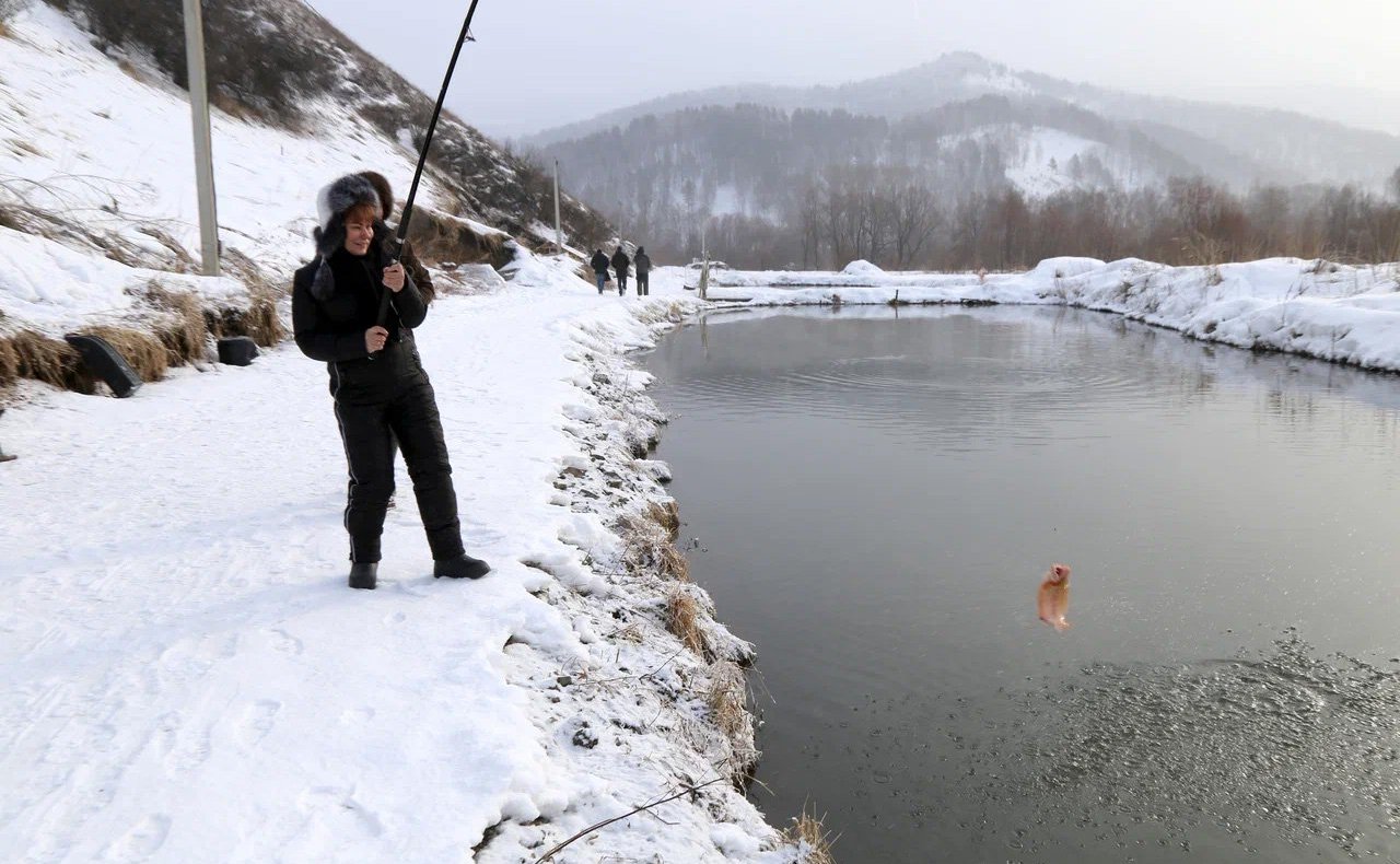 Татьяна Гигель посетила форелеводческое крестьянско-фермерское хозяйство