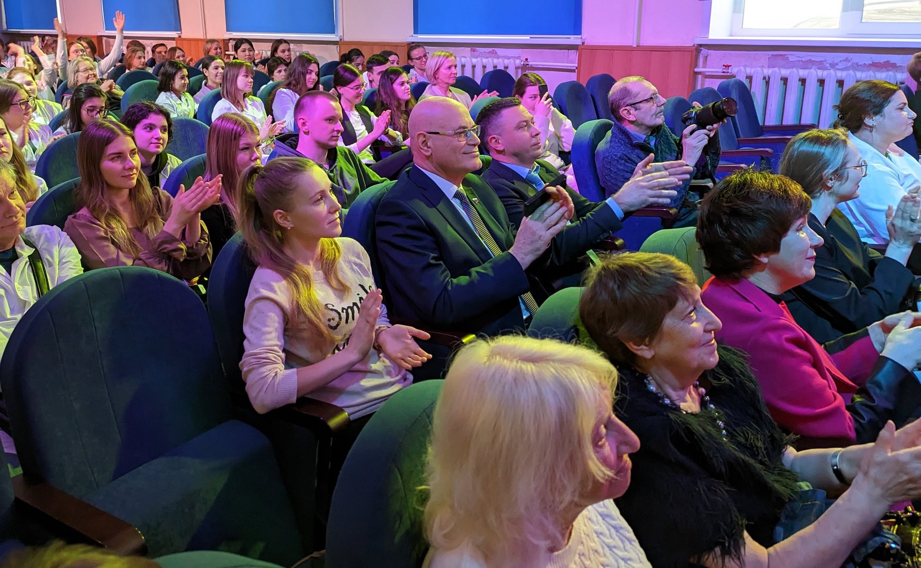 Торжественные мероприятия в Медицинском колледже (МК РАМН), посвященные Дню российского студенчества