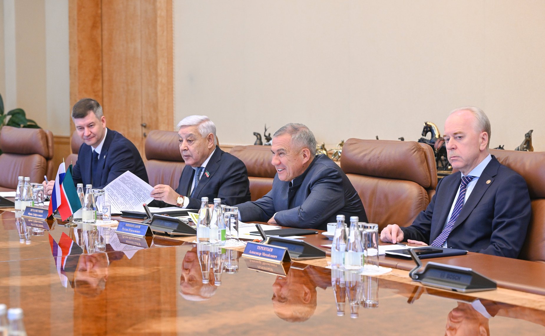 Встреча сенаторов с Раисом Республики Татарстан Рустамом Миннихановым