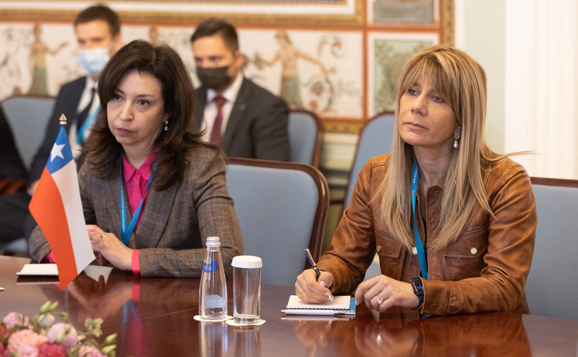 Валентина Матвиенко провела встречу с Председателем Сената Национального Конгресса Республики Чили Хименой Сесилией Ринкон Гонсалес