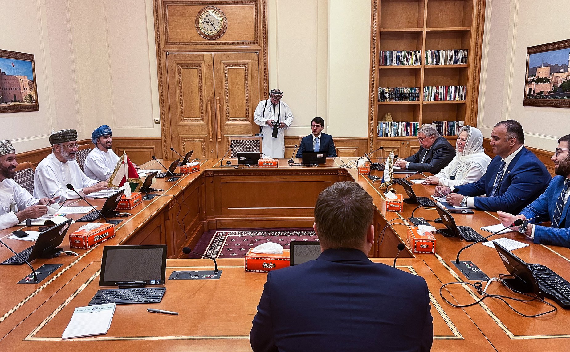 Участие делегации СФ в заседании группы по сотрудничеству СФ с Государственным советом Султаната Оман