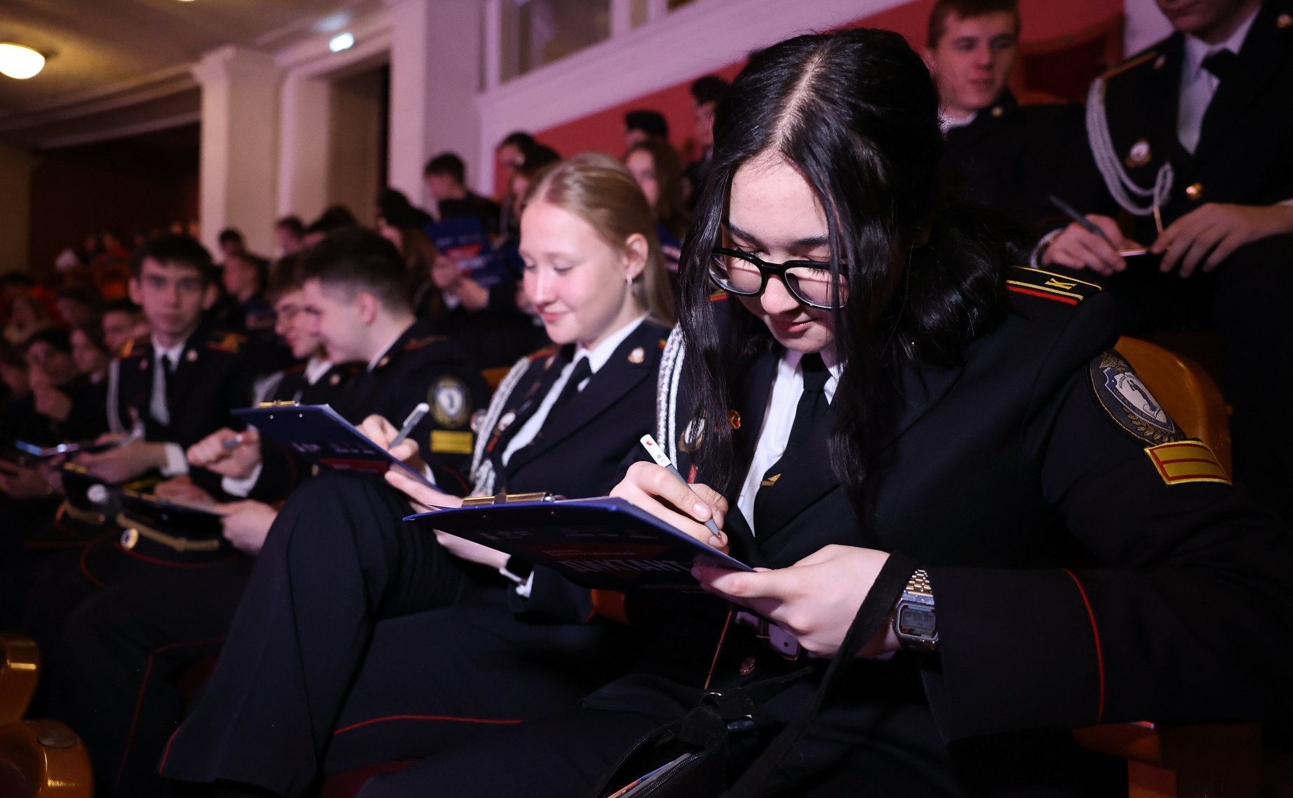 Участие заместителя Председателя Совета Федерации Инны Святенко в IV Ежегодной всероссийской просветительской акции «Военно-патриотический диктант — 2025»