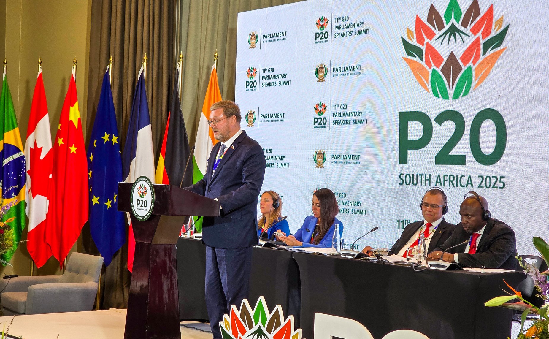 Константин Косачев принял участие в 11-м Саммите председателей парламентов государств «Группы двадцати» (P20)