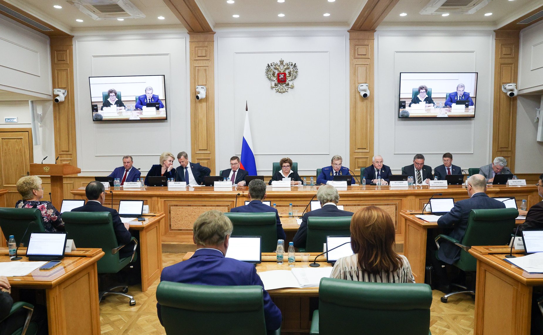 Совместное Заседание Комитета СФ по конституционному законодательству и государственному строительству, Комитета СФ по обороне и безопасности, Комитета СФ по федеративному устройству, региональной политике, местному самоуправлению и делам Севера