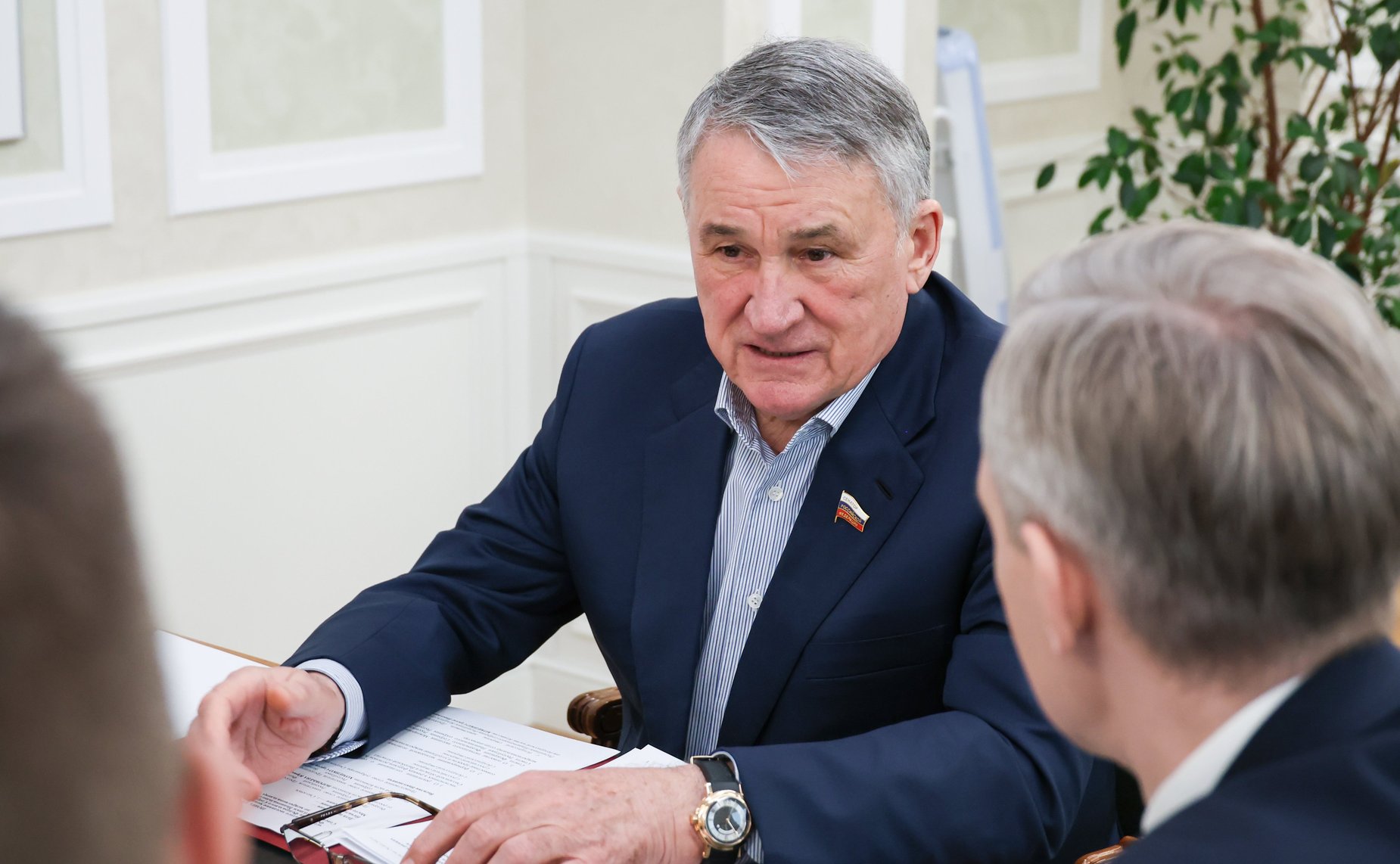 Встреча заместителя Председателя Совета Федерации Юрия Воробьева с руководством Смоленской области