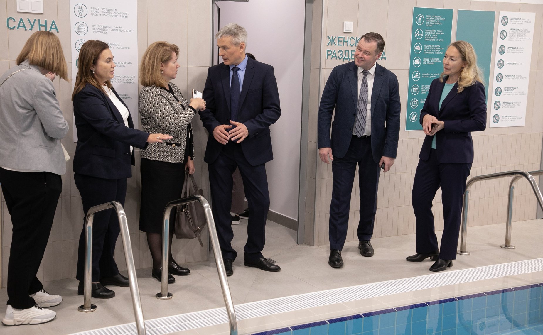 Сенаторы посетили Центр физкультурной и спортивной работы «Олимпия» Тюменского муниципального района