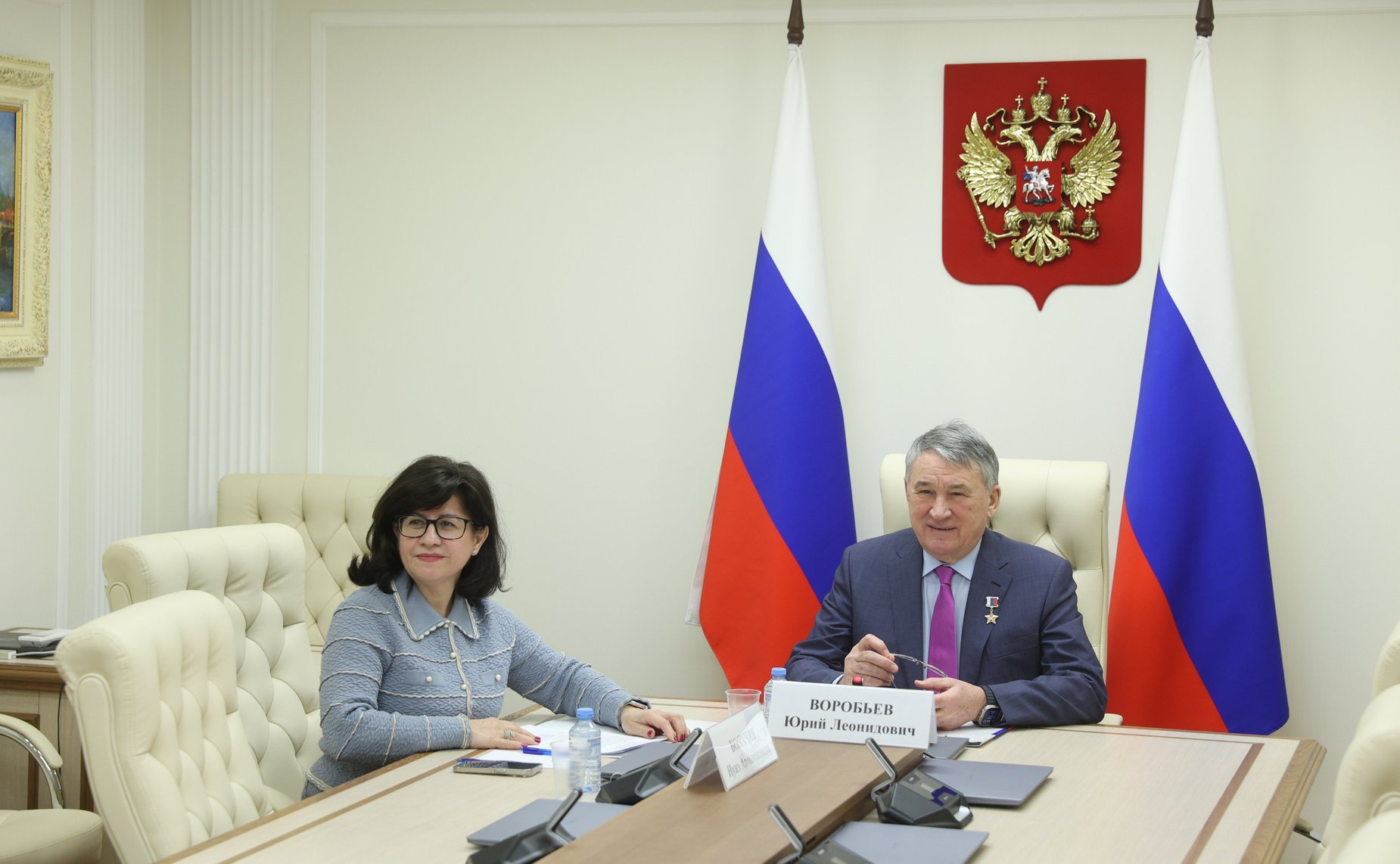 Встреча заместителя Председателя СФ Юрия Воробьева с молодежным активом г. Сосновоборска