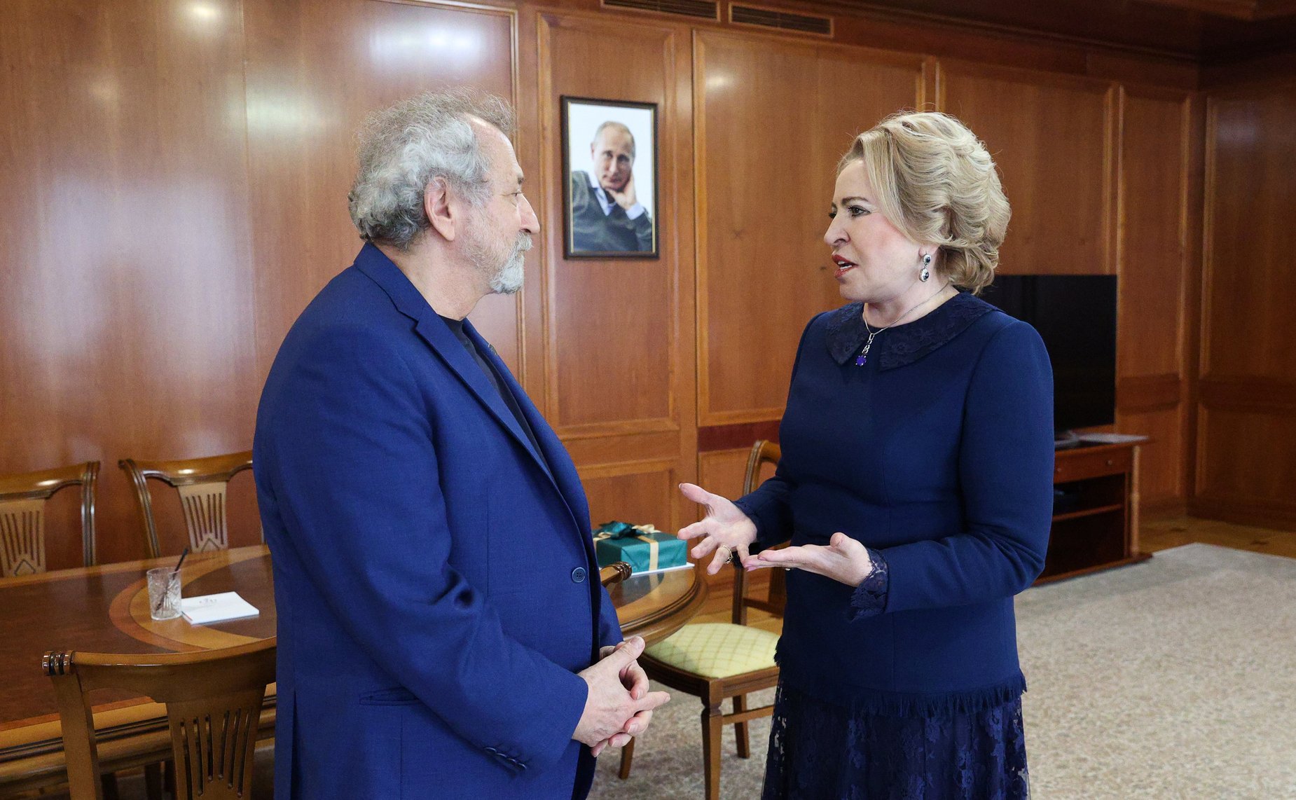 Валентина Матвиенко встретилась с художественным руководителем Санкт-Петербургского государственного академического театра балета Борисом Эйфманом