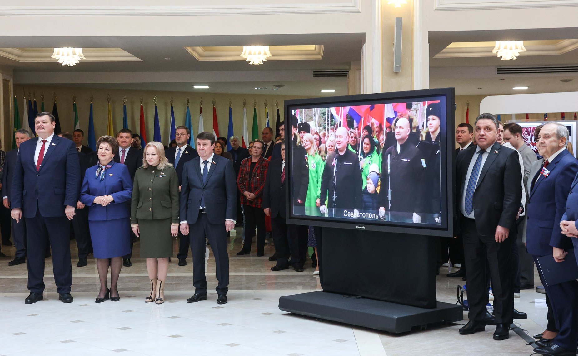 В Совете Федерации состоялось торжественное мероприятие «10 лет в родной гавани», посвященное десятилетию воссоединения Республики Крым и Севастополя с Россией