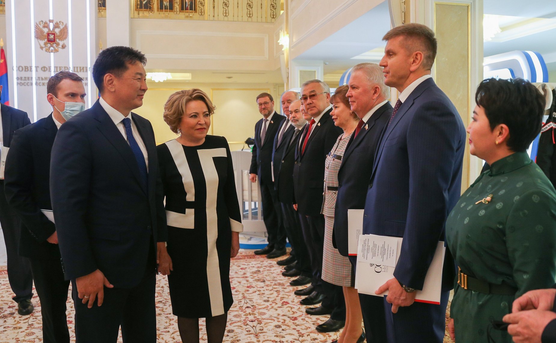 Встреча Председателя Совета Федерации Валентины Матвиенко с Президентом Монголии Ухнагийн Хурэлсухом