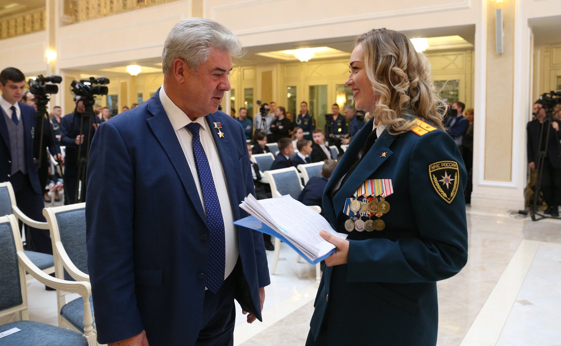 Торжественная церемония награждения участников Всероссийского гражданско-патриотического проекта «Дети герои»