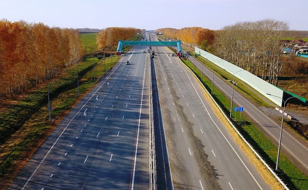 Открытие нового участка автомагистрали «Урал»