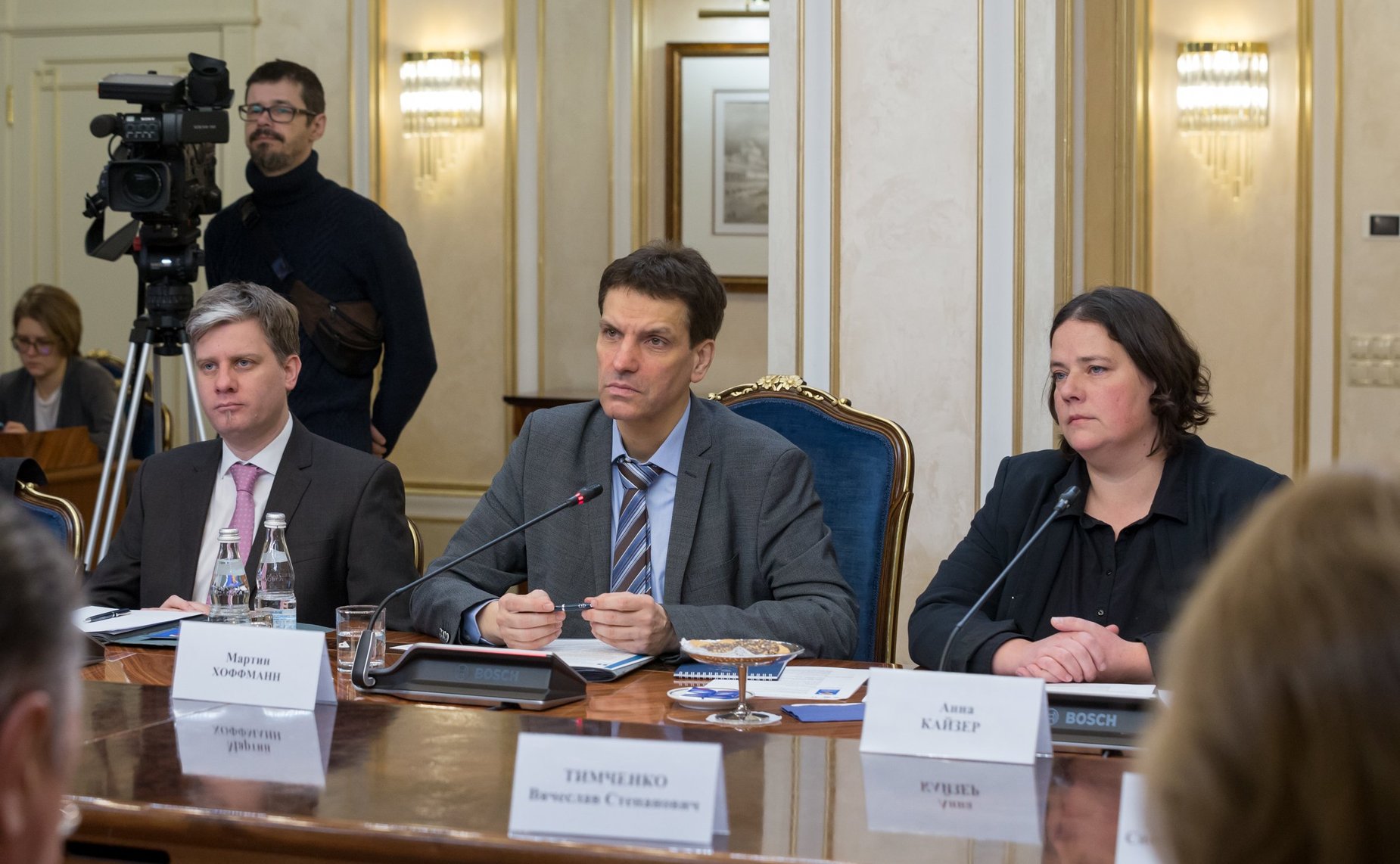 Встреча Олега Мельниченко с исполнительным директором и членом правления Германо-Российского форума Мартином Хоффманном