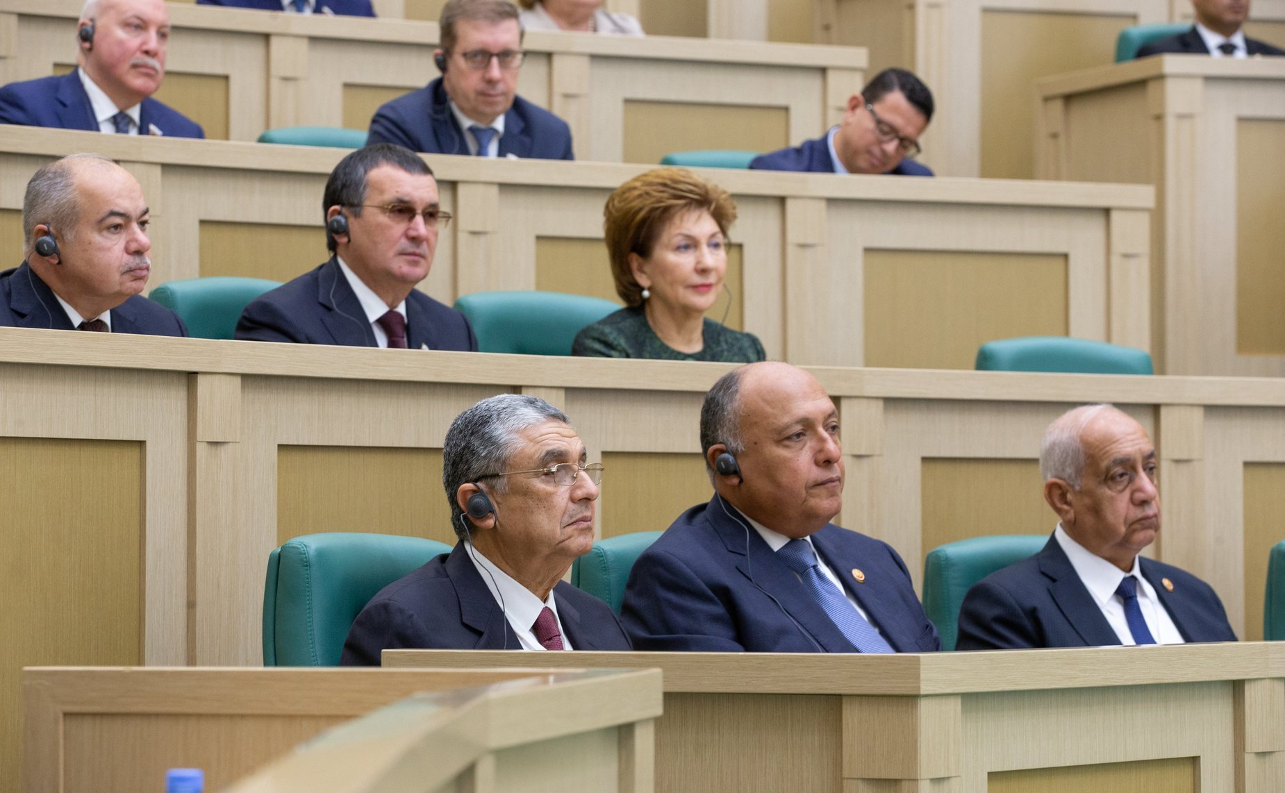 Выступление Президента Египта Абдельфаттаха Ас-Сиси в Совете Федерации