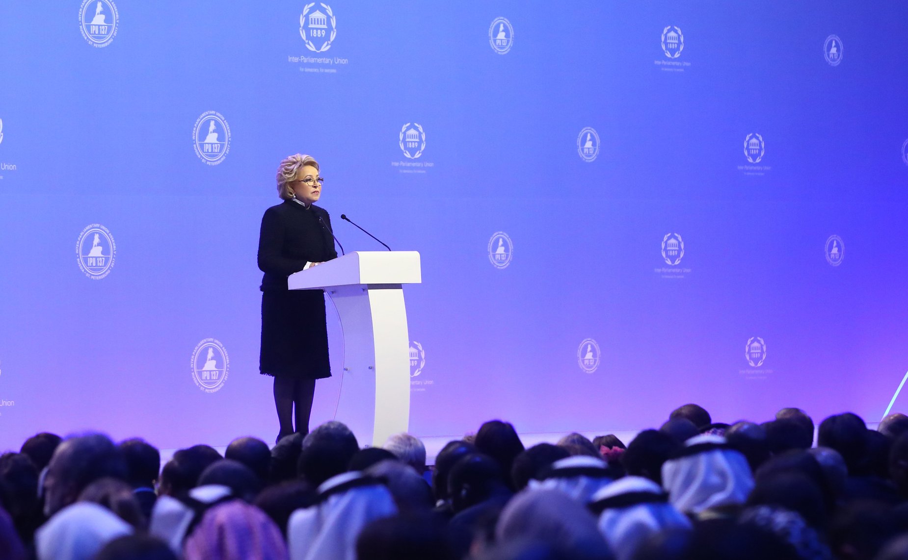 В. Матвиенко на открытии 137-й Ассамблеи МПС