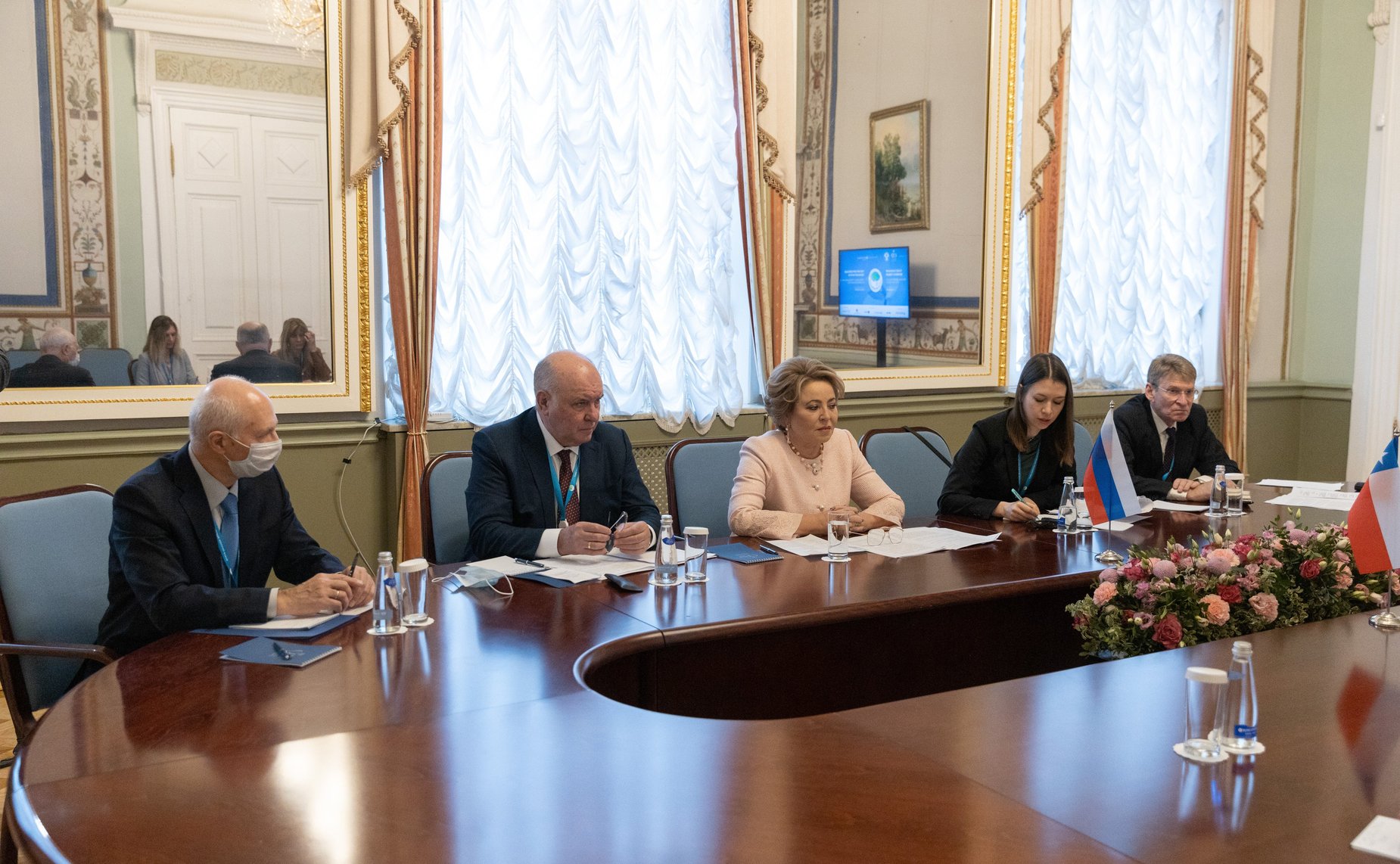 Валентина Матвиенко провела встречу с Председателем Сената Национального Конгресса Республики Чили Хименой Сесилией Ринкон Гонсалес