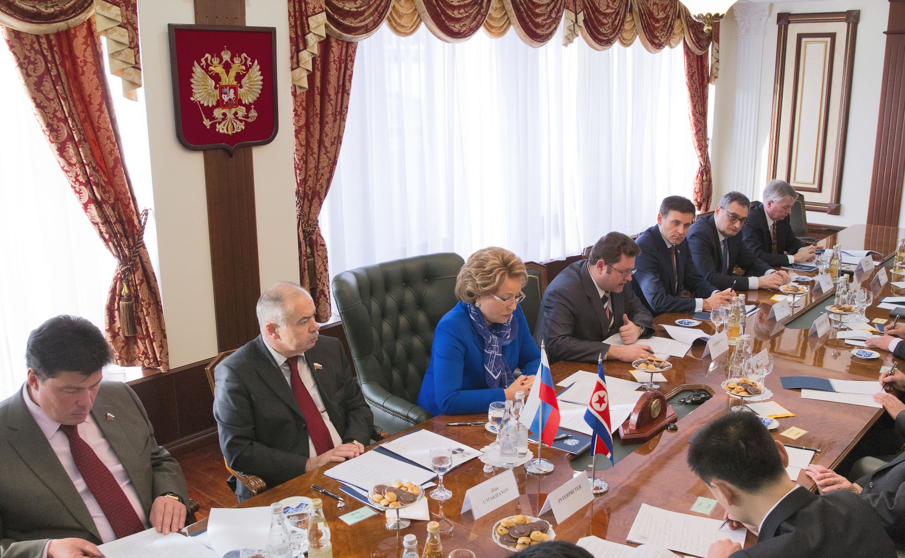 Переговоры с Председателем Президиума Верховного Народного Собрания КНДР Ким Ен Намом-4