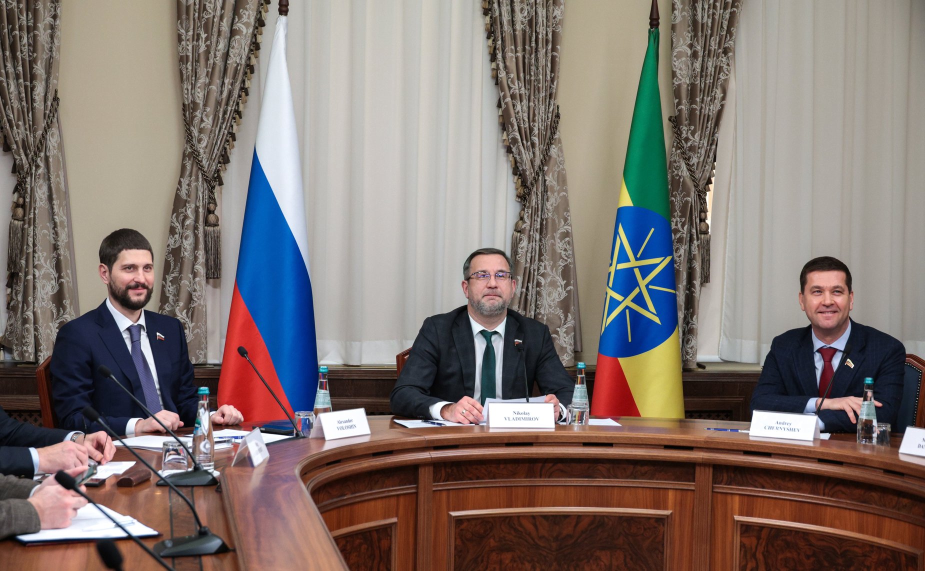 Совместное заседание групп по сотрудничеству Совета Федерации Федерального Собрания Российской Федерации и Совета Федерации Федеративной Демократической Республики Эфиопии