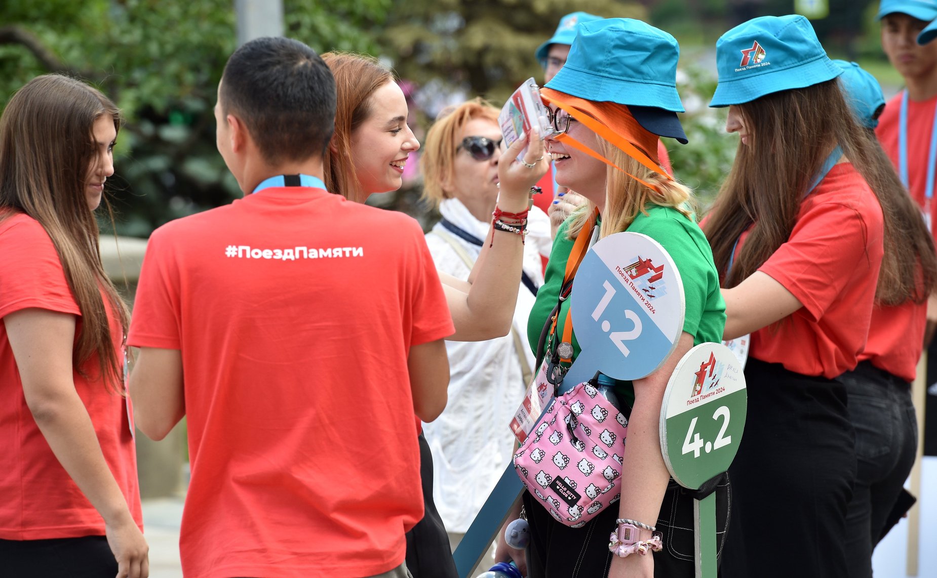 Участники культурно-образовательного проекта «Поезд Памяти» находятся в Городе-герое Москве