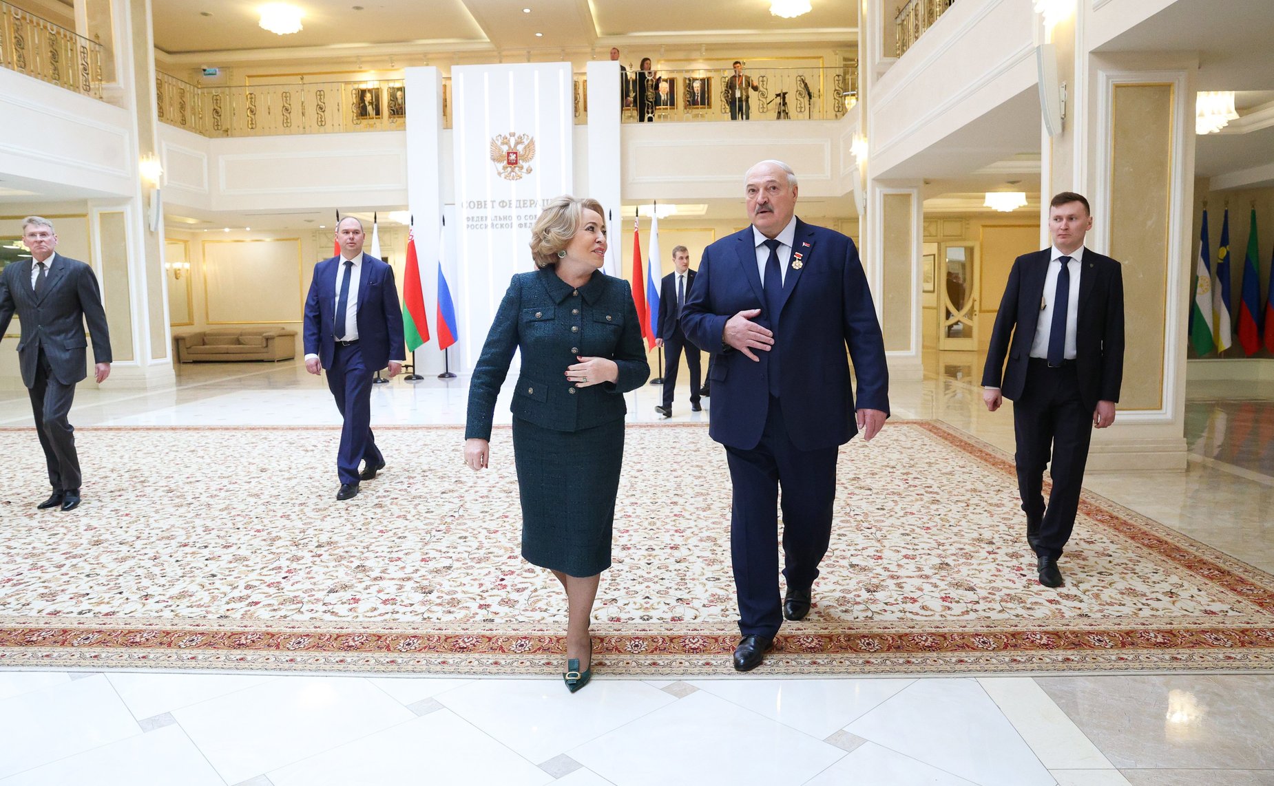 Встреча Председателя Совета Федерации Валентины Матвиенко с Президентом Республики Беларусь Александром Лукашенко