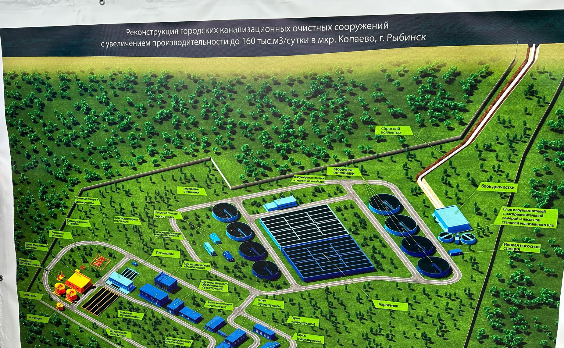 Сенаторы осмотрели городские канализационные очистные сооружения