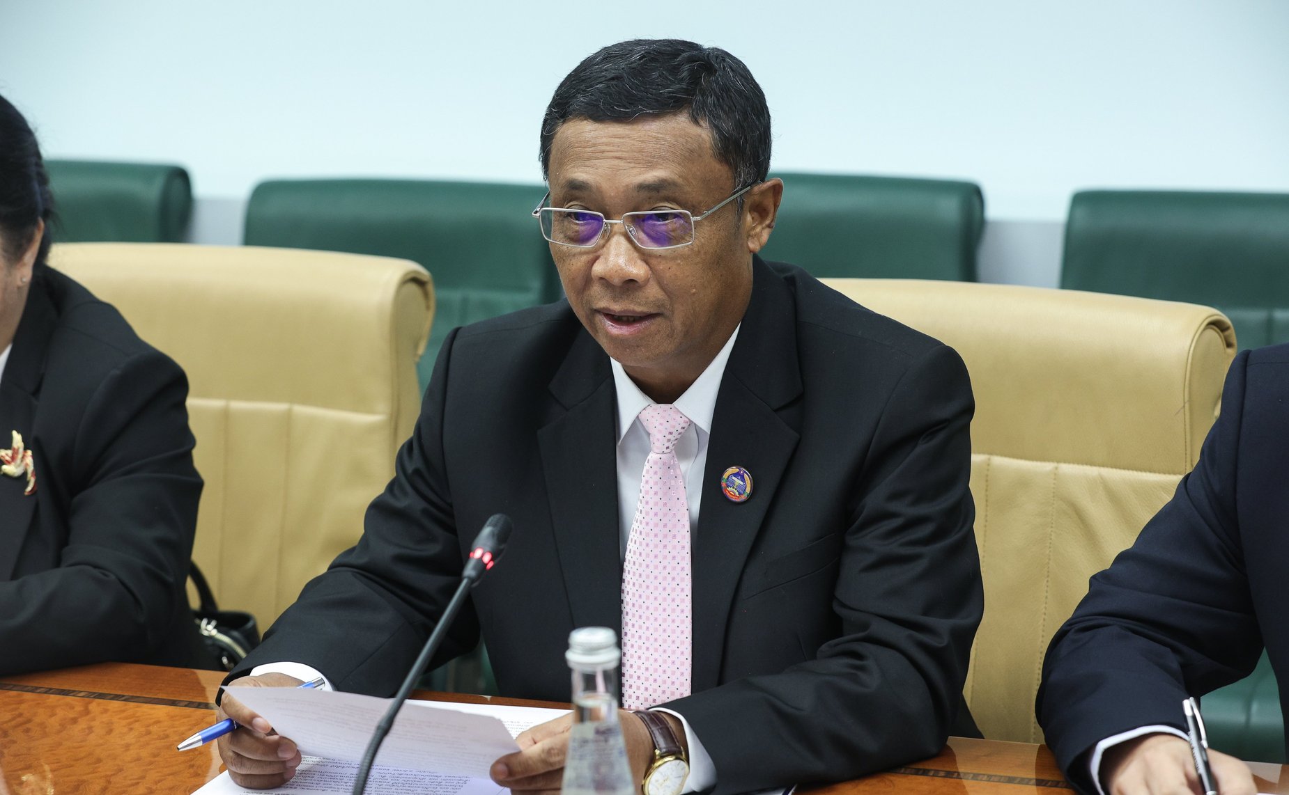 Совместное заседание группы по сотрудничеству СФ с Национальным Собранием Лаосской Народно-Демократической Республики и группы дружбы «Лаос-Россия» в Национальном Собрании Лаосской Народно-Демократической Республики